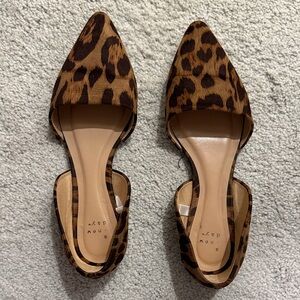 a new day Brown Leopard Print Flats
